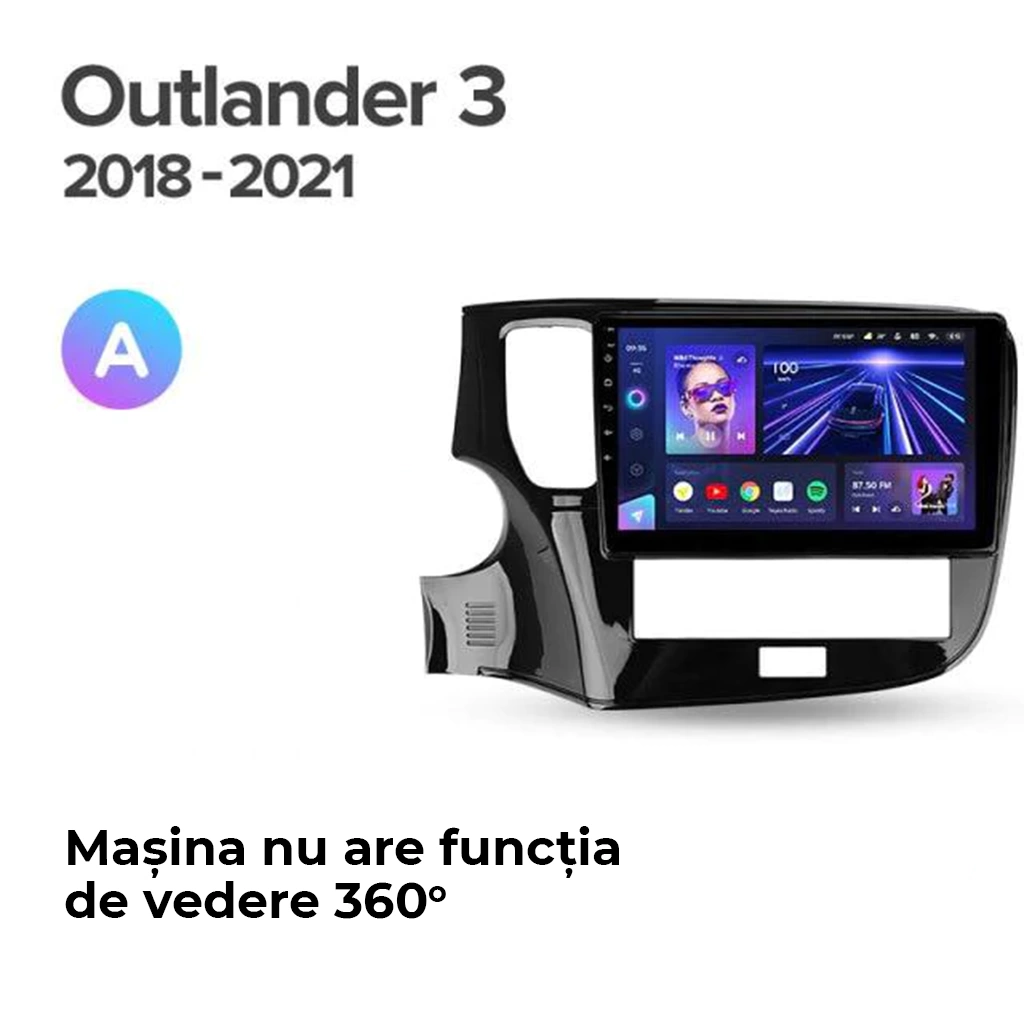Navigatie Auto Teyes CC3L Mitsubishi Outlander 3 2018-2021 4+64GB 10.2" IPS Octa-core 1.6Ghz, Android 4G Bluetooth 5.1 DSP [7]