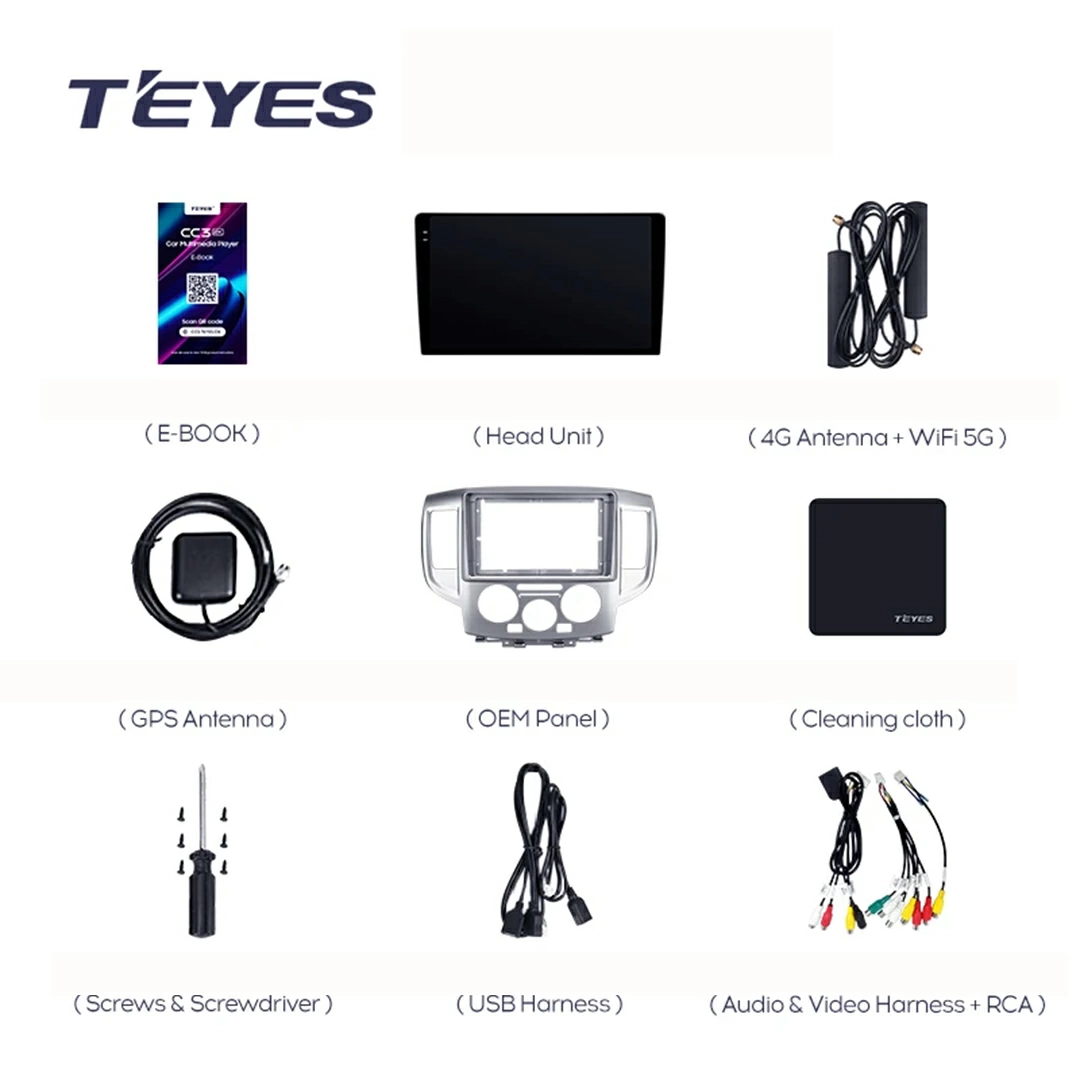 Navigatie Auto Teyes CC3L Nissan NV200 M20 2009-2023 4+32GB 9" IPS Octa-core 1.6Ghz, Android 4G Bluetooth 5.1 DSP [6]