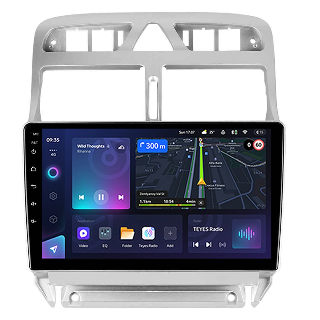 Navigatie Auto Teyes CC3L Peugeot 307 2001-2008 4+32GB 9" IPS Octa-core 1.6Ghz, Android 4G Bluetooth 5.1 DSP [1]