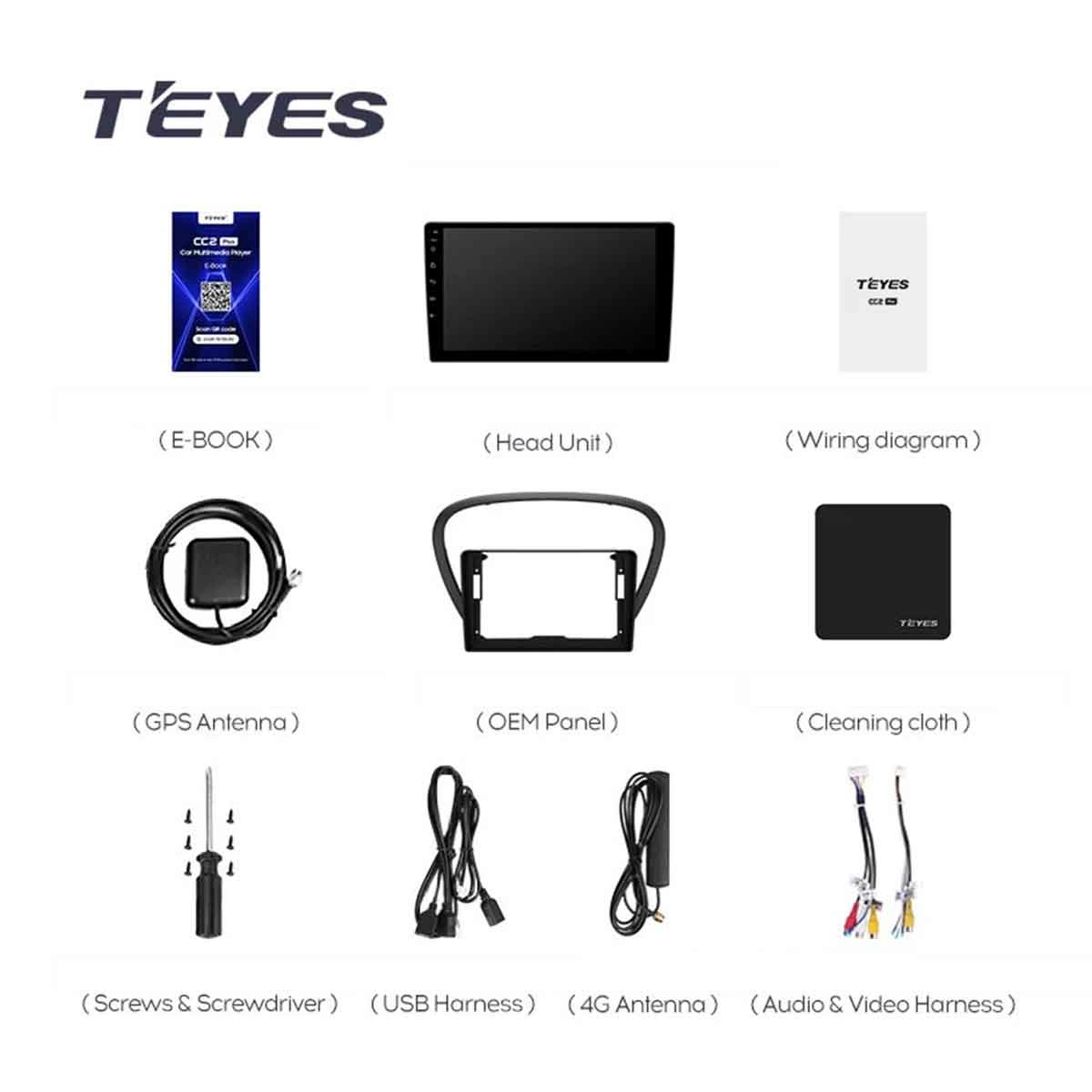 Navigatie Auto Teyes CC3L Peugeot 607 2004-2010 4+64GB 9" IPS Octa-core 1.6Ghz, Android 4G Bluetooth 5.1 DSP [5]