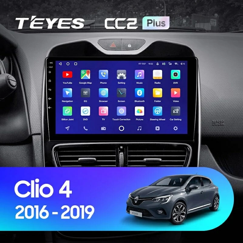 Navigatie Auto Teyes CC3L Renault Clio 4 2016-2019 4+32GB 10.2" IPS Octa-core 1.6Ghz, Android 4G Bluetooth 5.1 DSP [3]