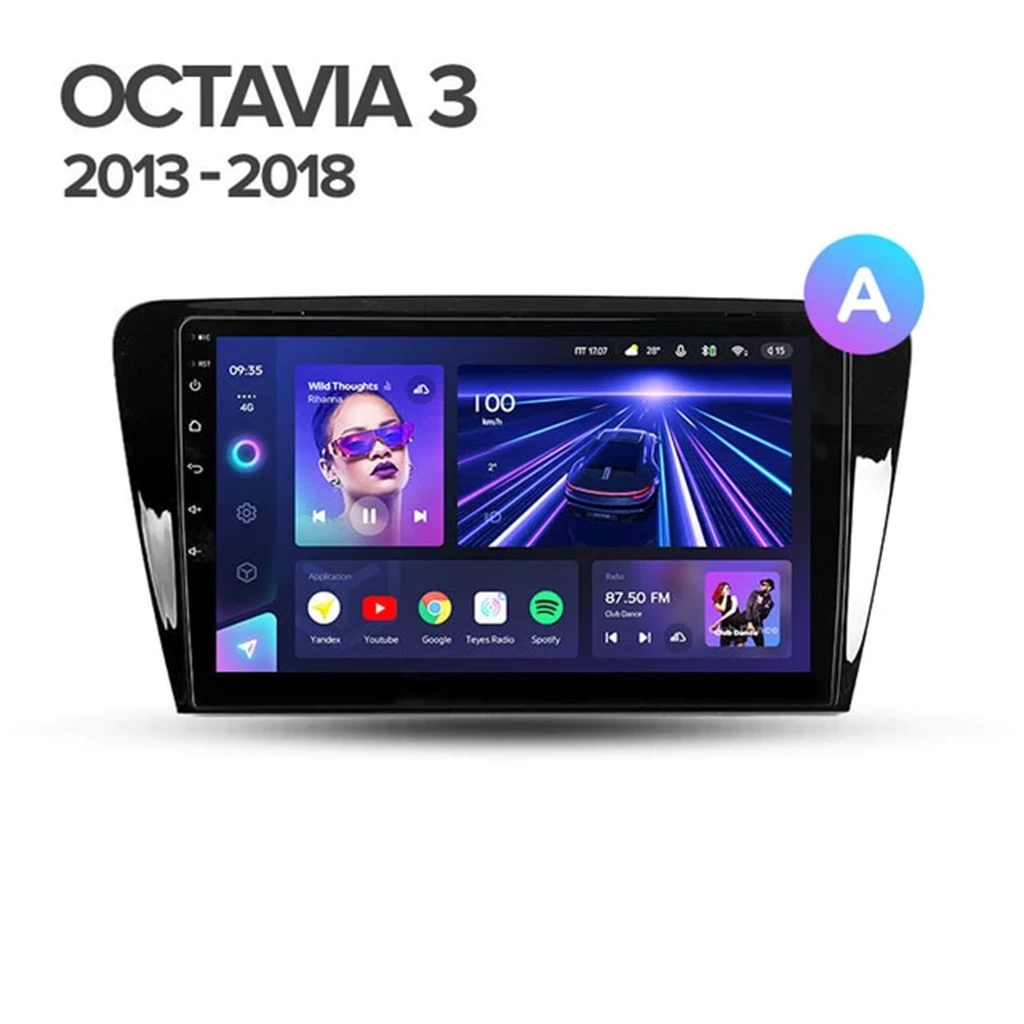 Navigatie Auto Teyes CC3L Skoda Octavia 3 2013-2018 4+64GB 10.2" IPS Octa-core 1.6Ghz, Android 4G Bluetooth 5.1 DSP [7]
