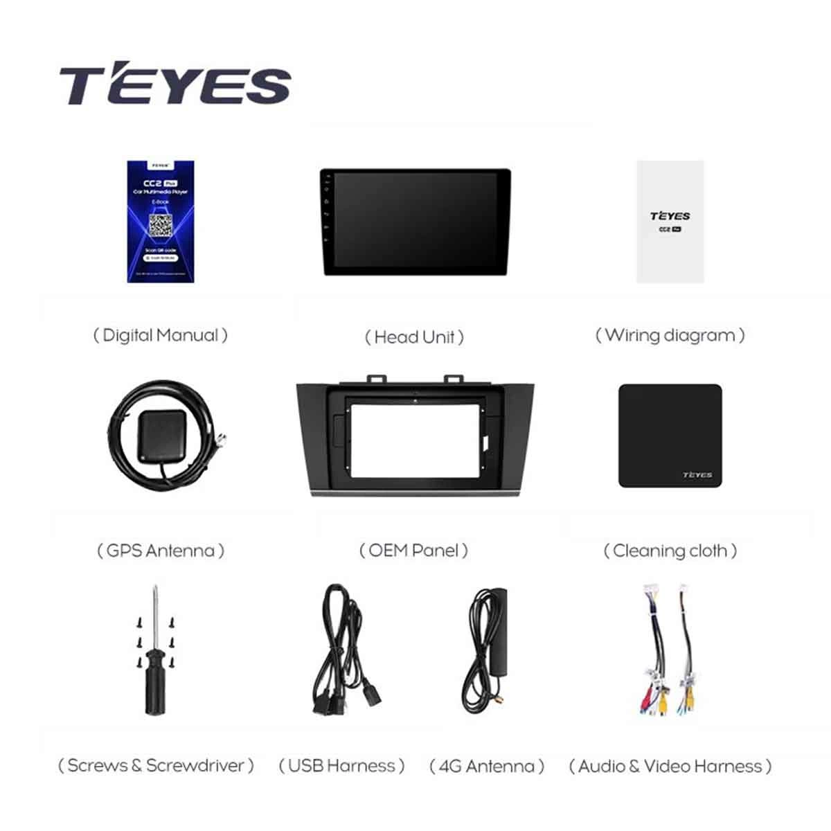 Navigatie Auto Teyes CC3L Subaru Outback 5 2014-2018 4+32GB 9" IPS Octa-core 1.6Ghz, Android 4G Bluetooth 5.1 DSP [7]