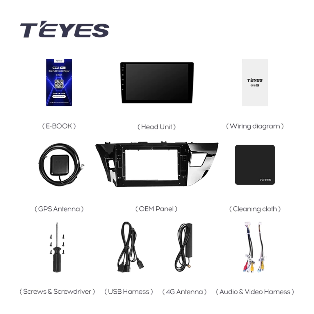 Navigatie Auto Teyes CC3L Toyota Corolla 11 2012-2016 4+64GB 10.2" IPS Octa-core 1.6Ghz, Android 4G Bluetooth 5.1 DSP [8]