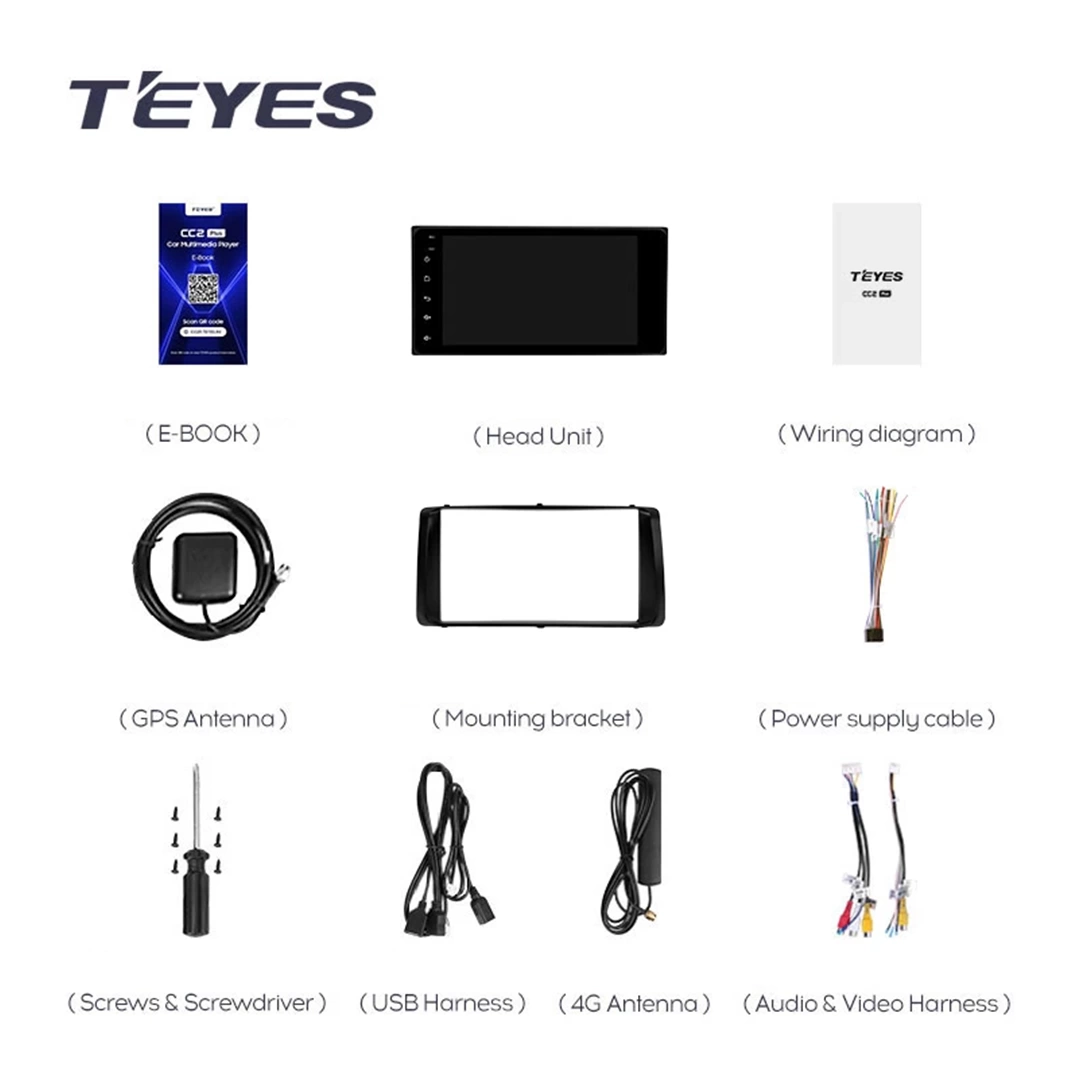 Navigatie Auto Teyes CC3L Toyota Corolla 9 2000-2006 4+64GB 9" IPS Octa-core 1.6Ghz Android 4G Bluetooth 5.1 DSP [7]