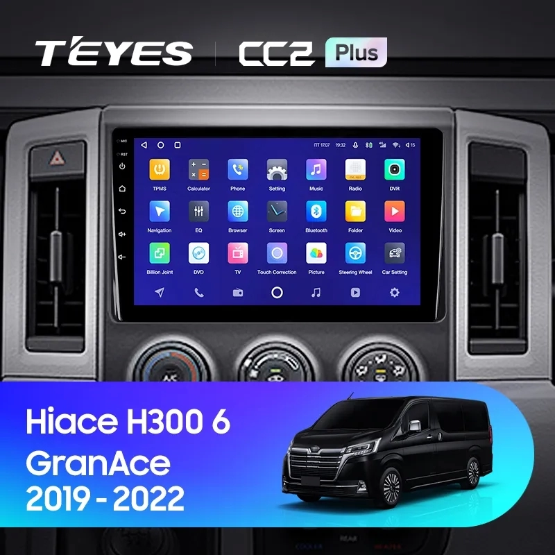 Navigatie Auto Teyes CC3L Toyota Hiace H300 6 2019-2022 4+32GB 9" IPS Octa-core 1.6Ghz, Android 4G Bluetooth 5.1 DSP [3]