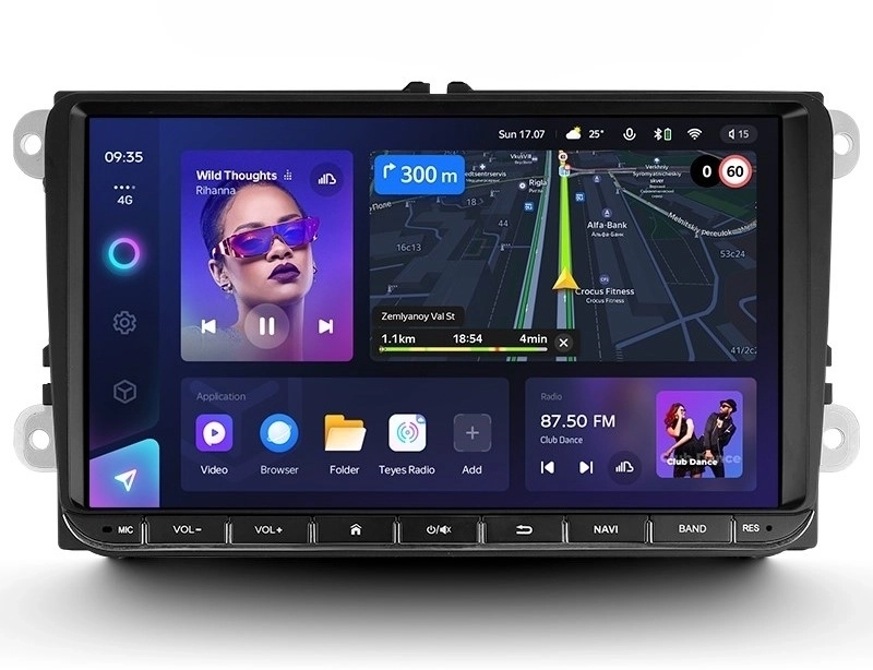 Navigatie auto Teyes CC3L Universala Skoda 4+32GB 9" IPS Octa-core 1.6Ghz Android 4G Bluetooth DSP [1]