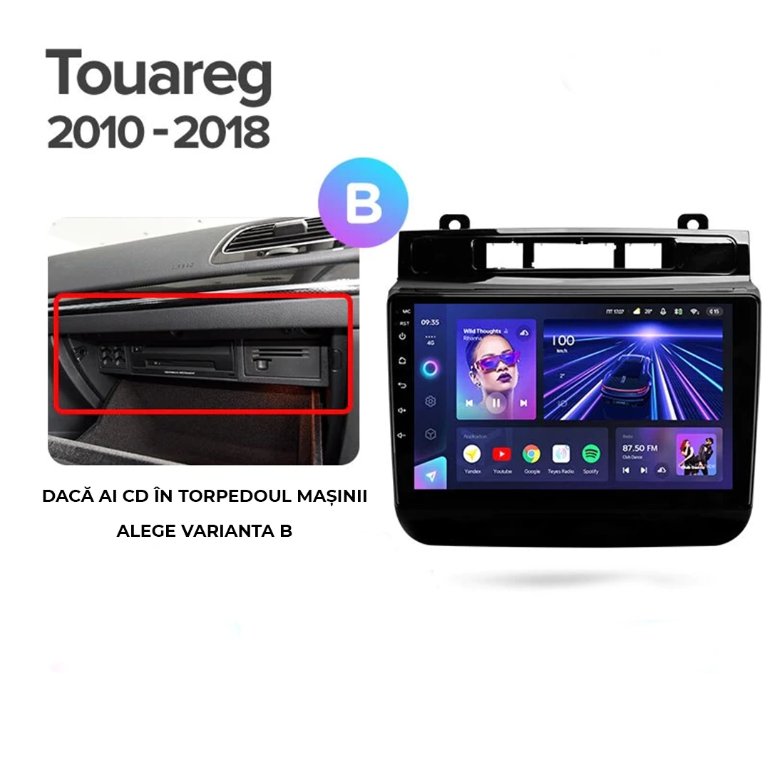 Navigatie Auto Teyes CC3L Volkswagen Touareg 2 2010-2018 4+64GB 9" IPS Octa-core 1.6Ghz, Android 4G Bluetooth 5.1 DSP [8]