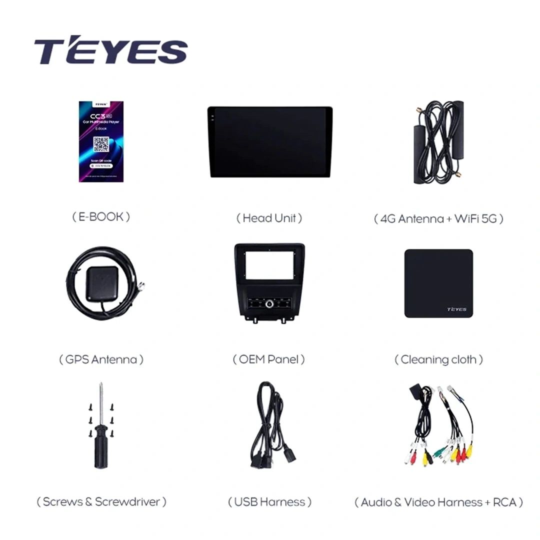 Navigatie Auto Teyes CC3L WiFi Ford Mustang 5 2005-2014 2+32GB 10.2" IPS Quad-core 1.3Ghz, Android Bluetooth 5.1 DSP [7]