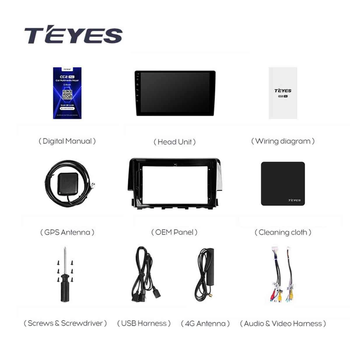Navigatie Auto Teyes CC3L WiFi Honda Civic 10 2015-2020 2+32GB 9" IPS Quad-core 1.3Ghz, Android Bluetooth 5.1 DSP [7]