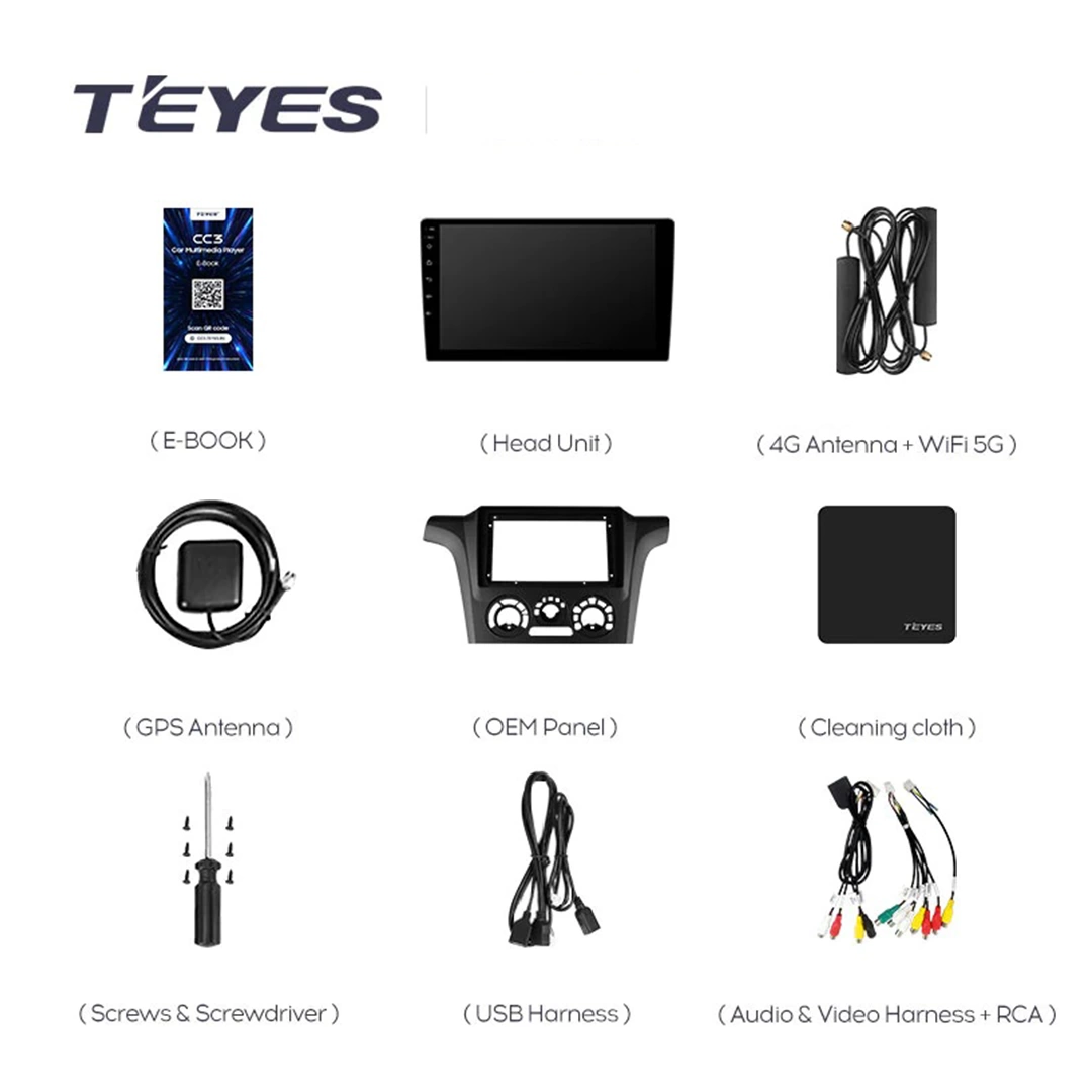 Navigatie Auto Teyes CC3L WiFi Mitsubishi Outlander 1 2003-2006 2+32GB 9" IPS Quad-core 1.3Ghz, Android Bluetooth 5.1 DSP [9]