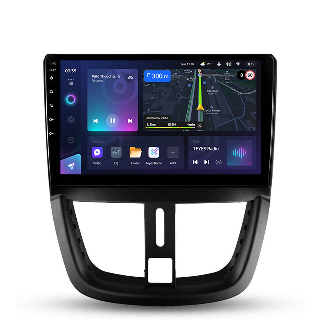 Navigatie Auto Teyes CC3L WiFi Peugeot 207 2006-2015 2+32GB 9" IPS Quad-core 1.3Ghz, Android Bluetooth 5.1 DSP [1]