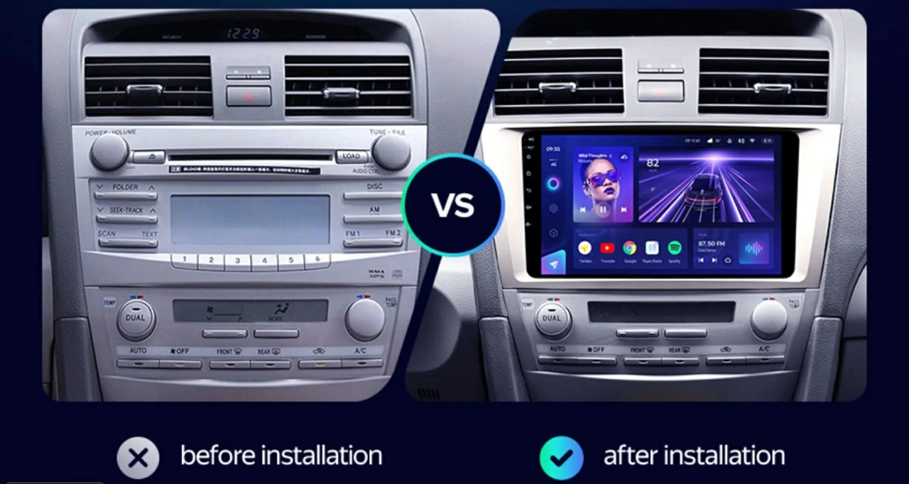 Navigatie Auto Teyes CC3L WiFi Toyota Camry 6 2006-2011 2+32GB 9" IPS Quad-core 1.3Ghz, Android Bluetooth 5.1 DSP [3]