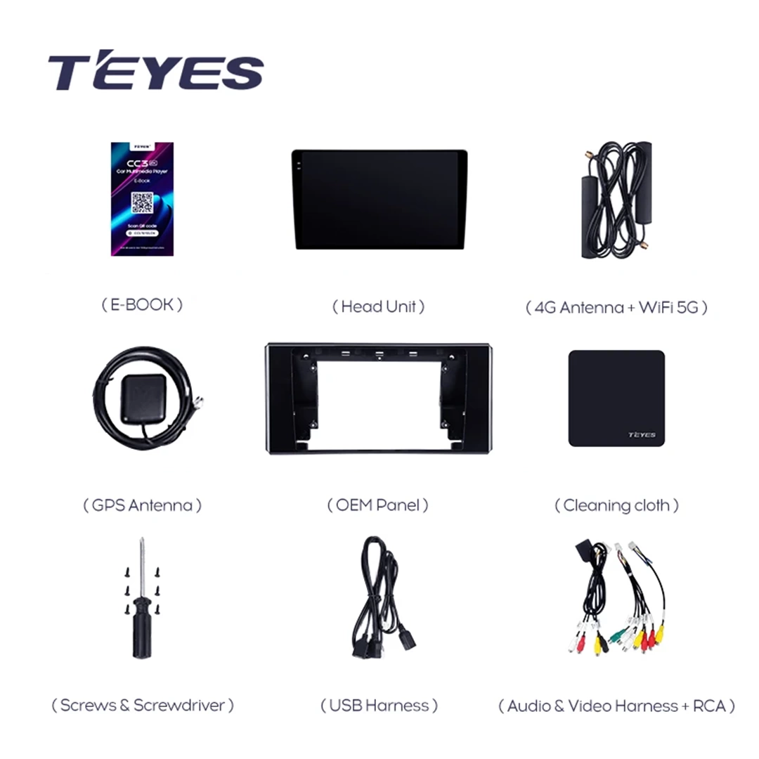 Navigatie Auto Teyes CC3L WiFi Toyota Land Cruiser 12 J300 2021-2023 2+32GB 9" IPS Quad-core 1.3Ghz, Android Bluetooth 5.1 DSP [5]