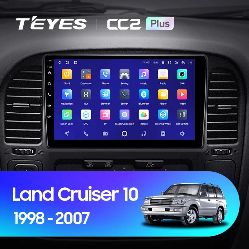 Navigatie Auto Teyes CC3L WiFi Toyota Land Cruiser J100 1998-2007 2+32GB 9" IPS Quad-core 1.3Ghz, Android Bluetooth 5.1 DSP [2]