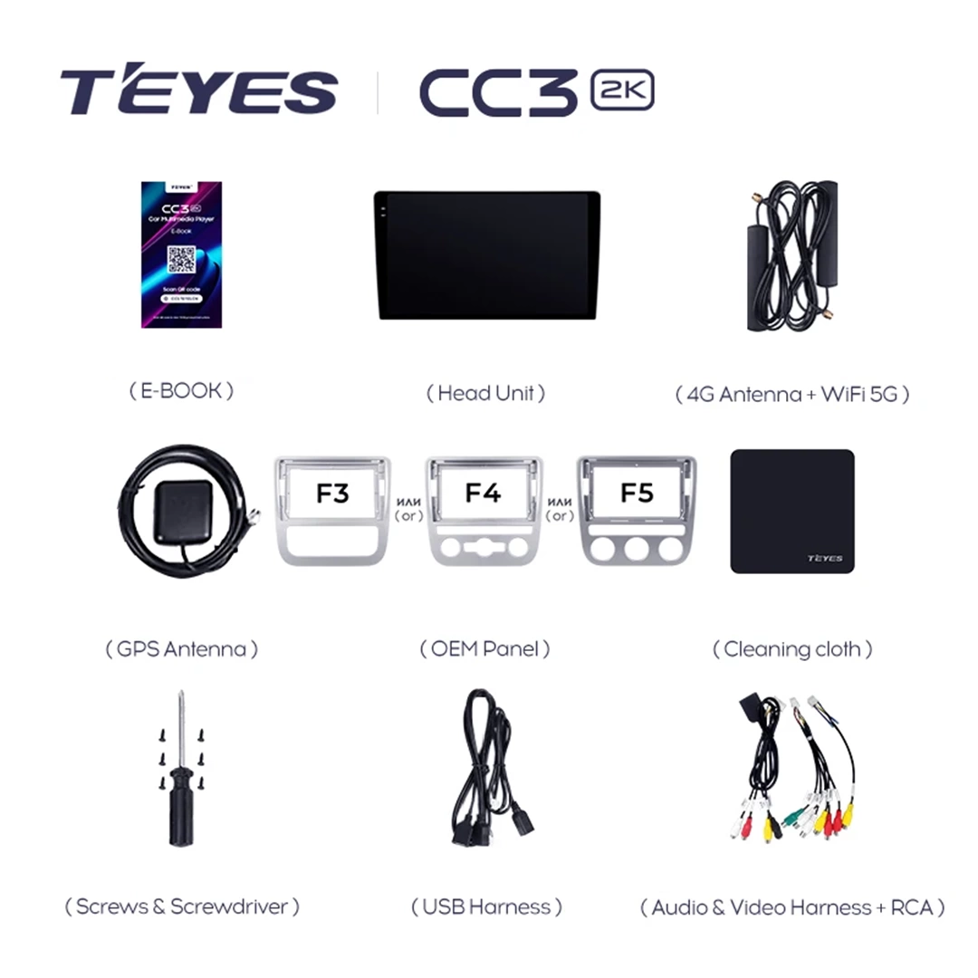 Navigatie Auto Teyes CC3L WiFi Volkswagen Scirocco 2008-2017 2+32GB 9" IPS Quad-core 1.3Ghz, Android Bluetooth 5.1 DSP [7]