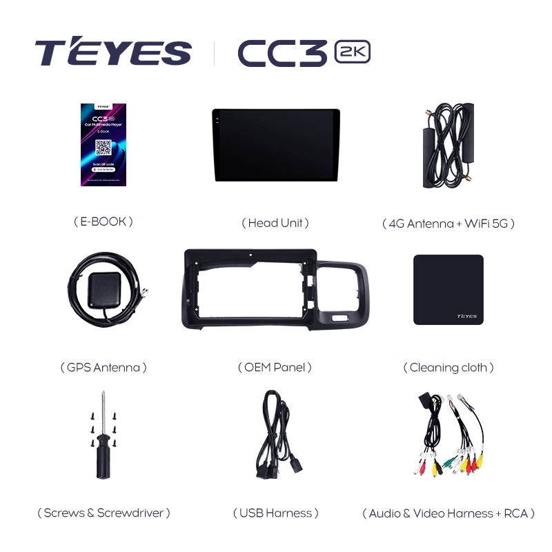 Navigatie Auto Teyes CC3L WiFi Volvo S60 2011-2018 2+32GB 9" IPS Quad-core 1.3Ghz, Android Bluetooth 5.1 DSP [7]