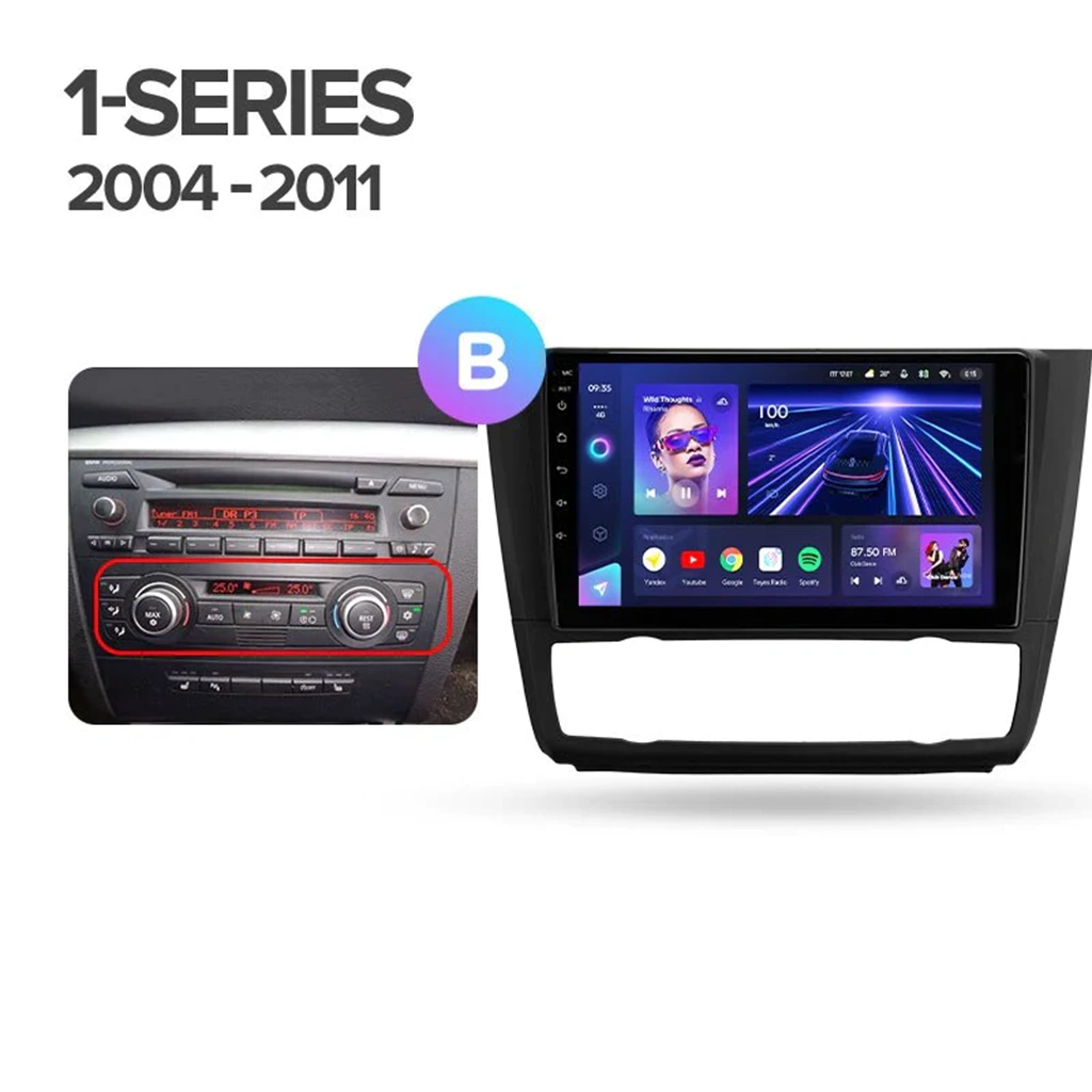 Navigatie Auto Teyes CC4 BMW Seria 1 E81 2004-2013 6+128GB 9.5" QLED Octa-core 2.7Ghz, Android 4G Bluetooth 5.1 DSP [3]