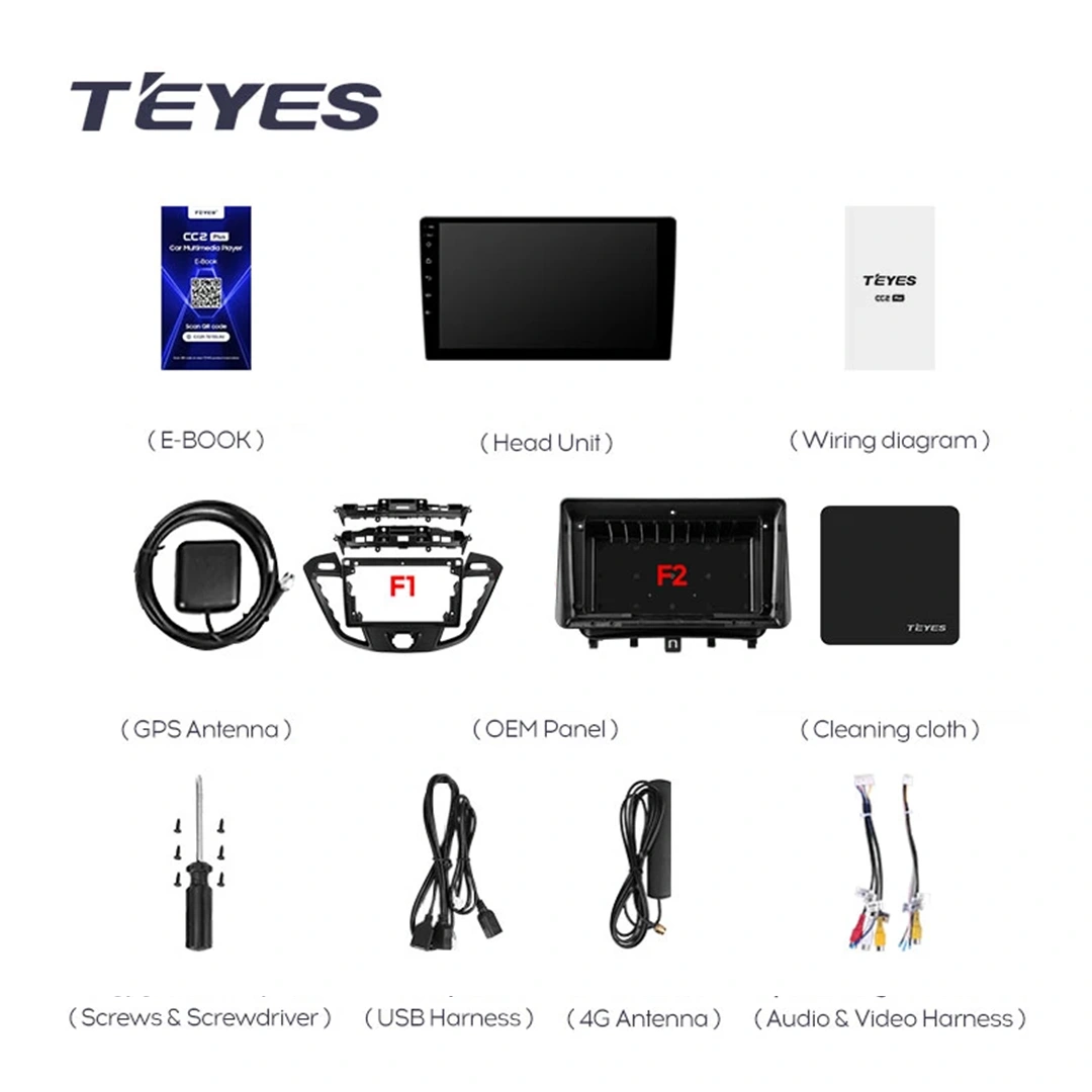 Navigatie Auto Teyes CC4 Ford Transit Custom 2012-2023 6+64GB 9.5" QLED Octa-core 2.7Ghz, Android 4G Bluetooth 5.1 DSP [4]