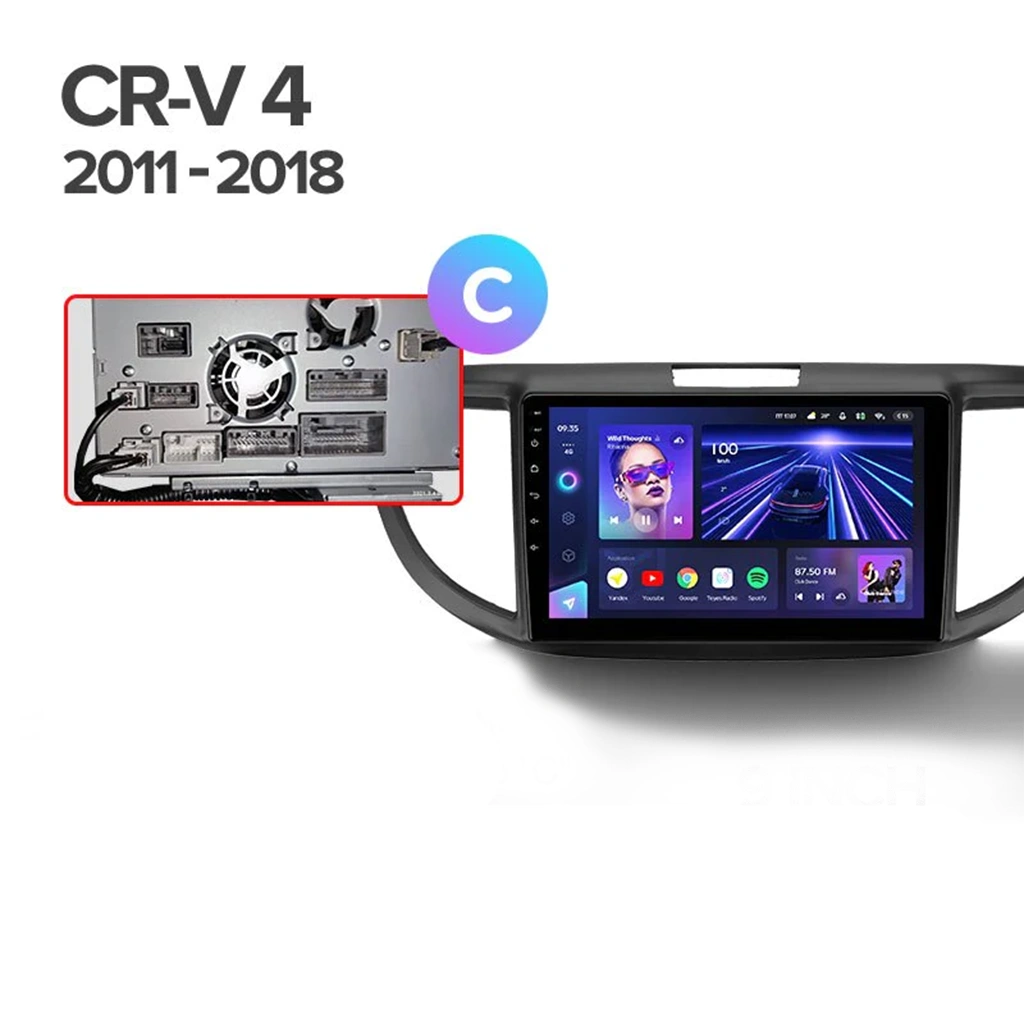 Navigatie Auto Teyes CC4 Honda CR-V 4 2011-2016 6+128GB 9.5" QLED Octa-core 2.7Ghz, Android 4G Bluetooth 5.1 DSP [3]
