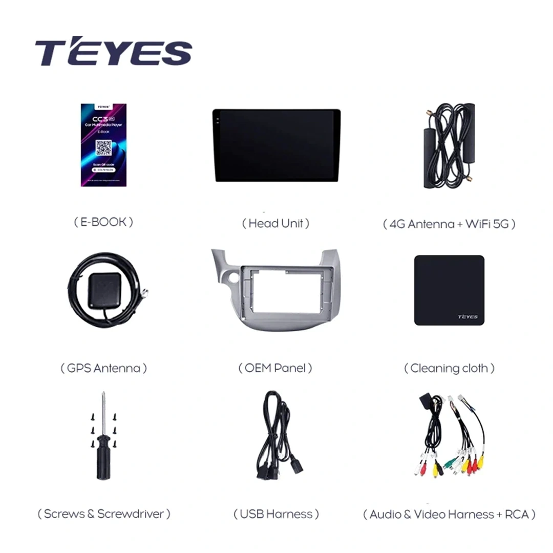 Navigatie Auto Teyes CC4 Honda Jazz 2 2007-2014 6+64GB 10.36" QLED Octa-core 2.7Ghz, Android 4G Bluetooth 5.1 DSP [4]