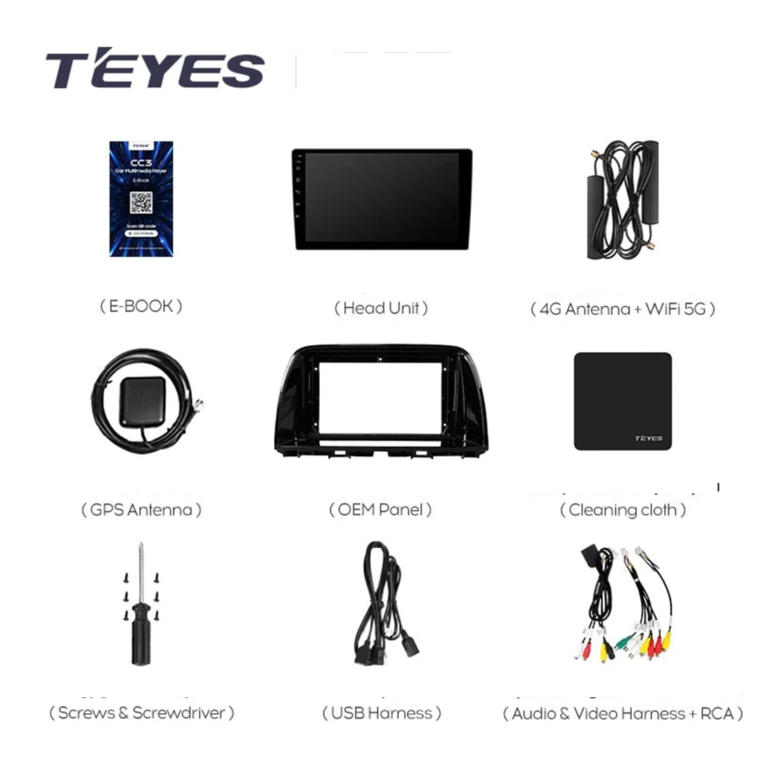 Navigatie Auto Teyes CC4 Mazda CX-5 2012-2015 6+128GB 9.5" QLED Octa-core 2.7Ghz, Android 4G Bluetooth 5.1 DSP [7]