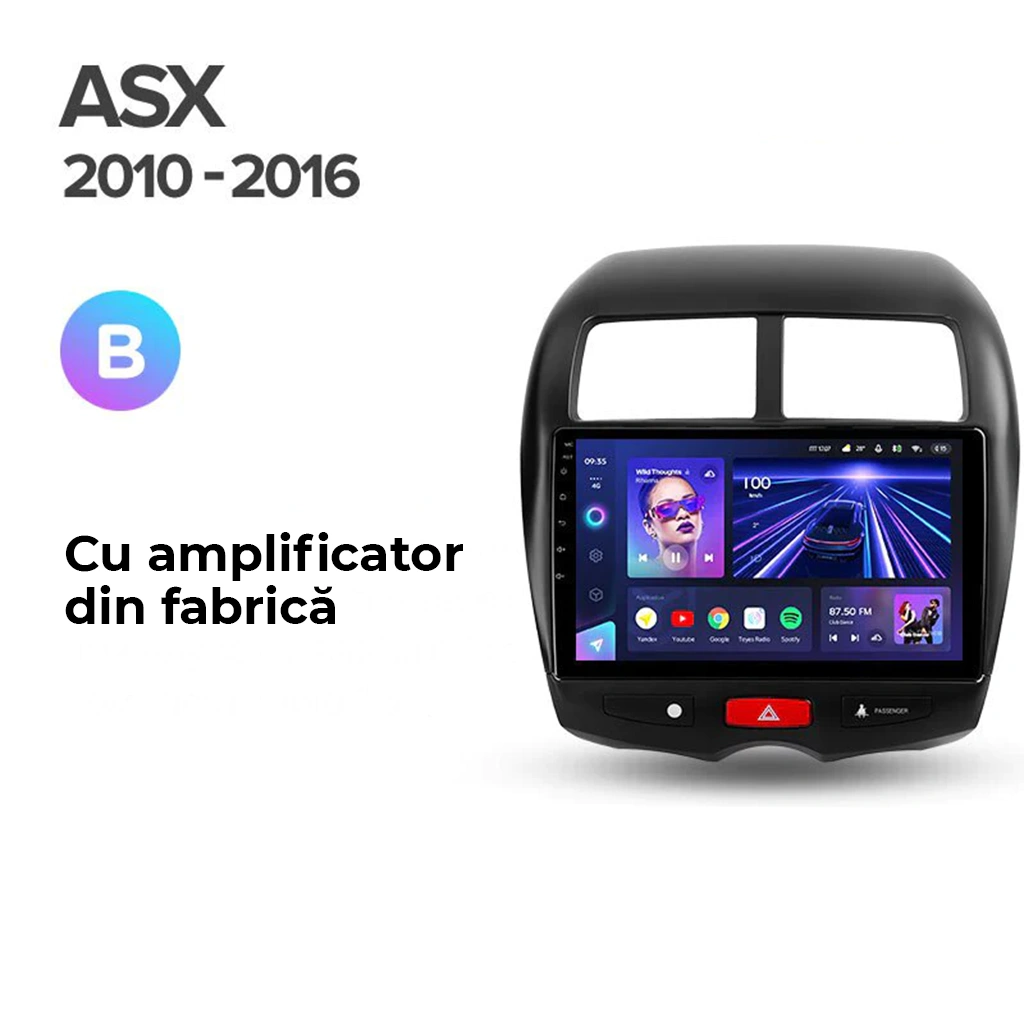 Navigatie Auto Teyes CC4 Mitsubishi ASX 1 2010-2016 8+128GB 10.36" QLED Octa-core 2.7Ghz, Android 4G Bluetooth 5.1 DSP [5]
