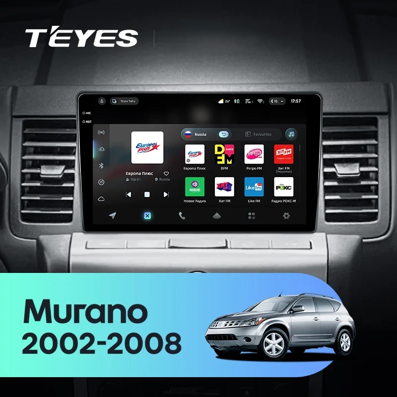 Navigatie Auto Teyes CC4 Nissan Murano 2003-2007 6+64GB 9.5" QLED Octa-core 2.7Ghz, Android 4G Bluetooth 5.1 DSP [2]