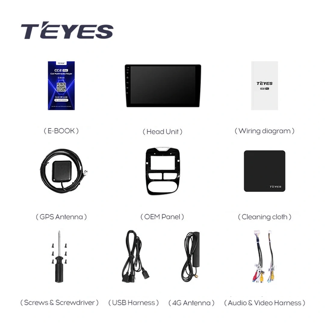 Navigatie Auto Teyes CC4 Renault Clio 4 2012-2015 8+128GB 10.36" QLED Octa-core 2.7Ghz, Android 4G Bluetooth 5.1 DSP [4]