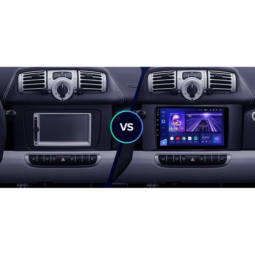 Navigatie Auto Teyes CC4 Smart Fortwo 2007-2014 6+64GB 9.5" QLED Octa-core 2.7Ghz, Android 4G Bluetooth 5.1 DSP [3]