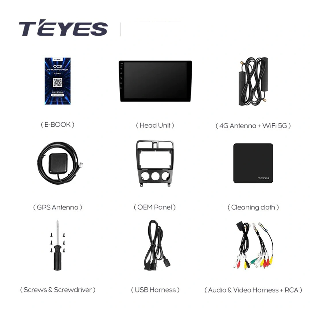 Navigatie Auto Teyes CC4 Subaru Forester 2 2002-2008 6+128GB 9.5" QLED Octa-core 2.7Ghz, Android 4G Bluetooth 5.1 DSP [2]