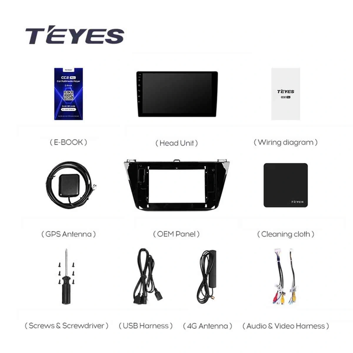 Navigatie Auto Teyes CC4 Volkswagen Tiguan 2 2016-2023 6+64GB 10.36" QLED Octa-core 2.7Ghz, Android 4G Bluetooth 5.1 DSP [5]