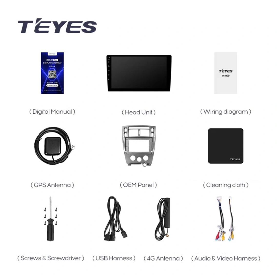 Navigatie Auto Teyes CC4L Hyundai Tucson 1 2004-2009 6+64GB 10.2" QLED Qualcomm 2Ghz, Android 4G Bluetooth 5.1 DSP [2]