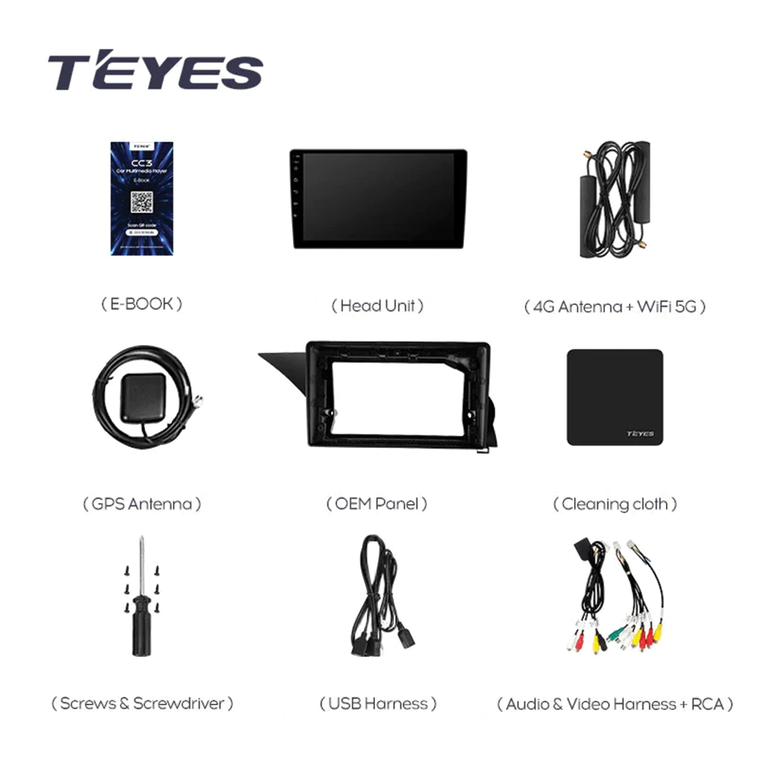 Navigatie Auto Teyes CC4L Mercedes-Benz GLK X204 2012-2015 6+64GB 9" QLED Qualcomm 2Ghz, Android 4G Bluetooth 5.1 DSP [4]