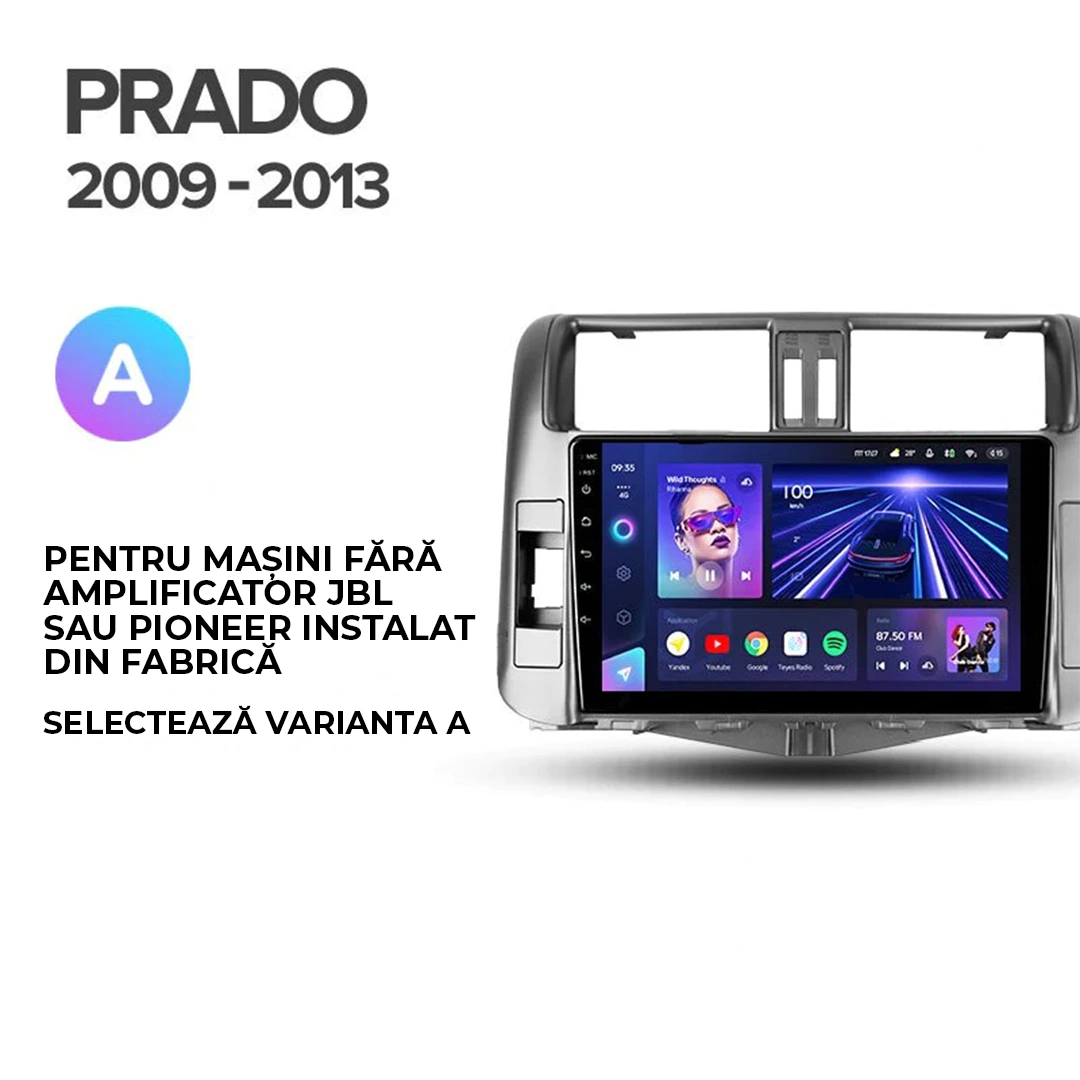 Navigatie Auto Teyes CC4L Toyota Land Cruiser Prado J150 2009-2013 6+64GB 9" QLED Qualcomm 2Ghz, Android 4G Bluetooth 5.1 DSP [4]