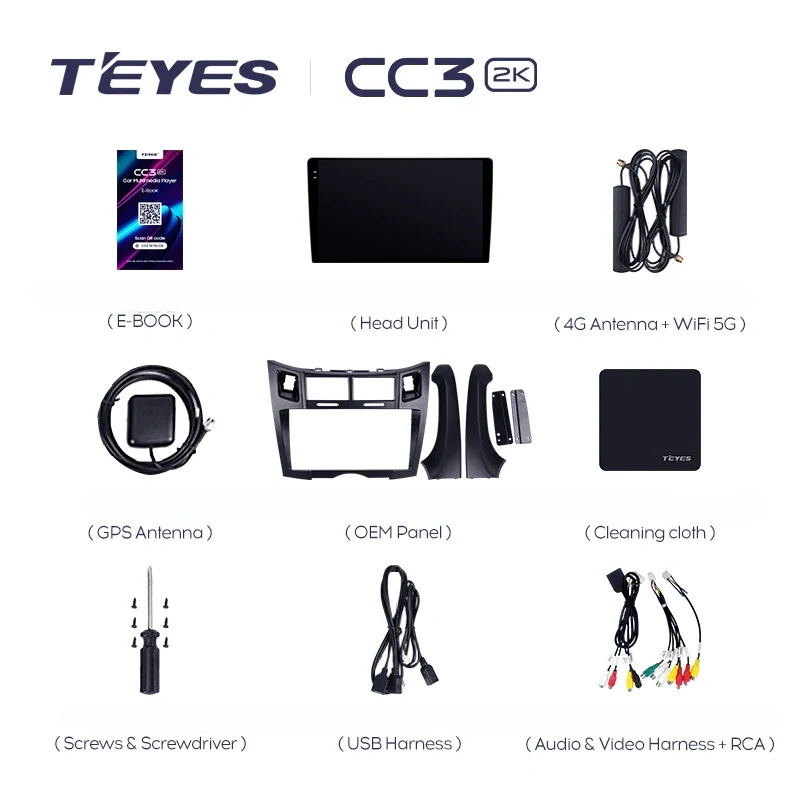 Navigatie Auto Teyes CC4L Toyota Yaris 2005-2012 6+64GB 9" QLED Qualcomm 2Ghz, Android 4G Bluetooth 5.1 DSP [3]