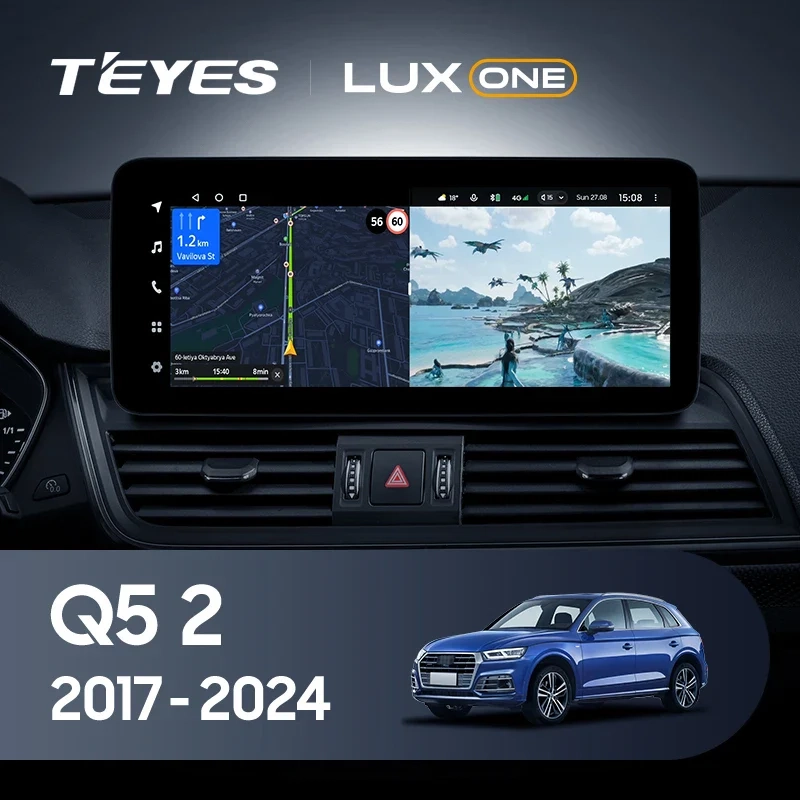 Navigatie Auto Teyes Lux One 360° Audi Q5 80A 2018-2023 6+128GB 12.3" IPS Octa-core 2Ghz, Android 4G Bluetooth 5.1 DSP [2]