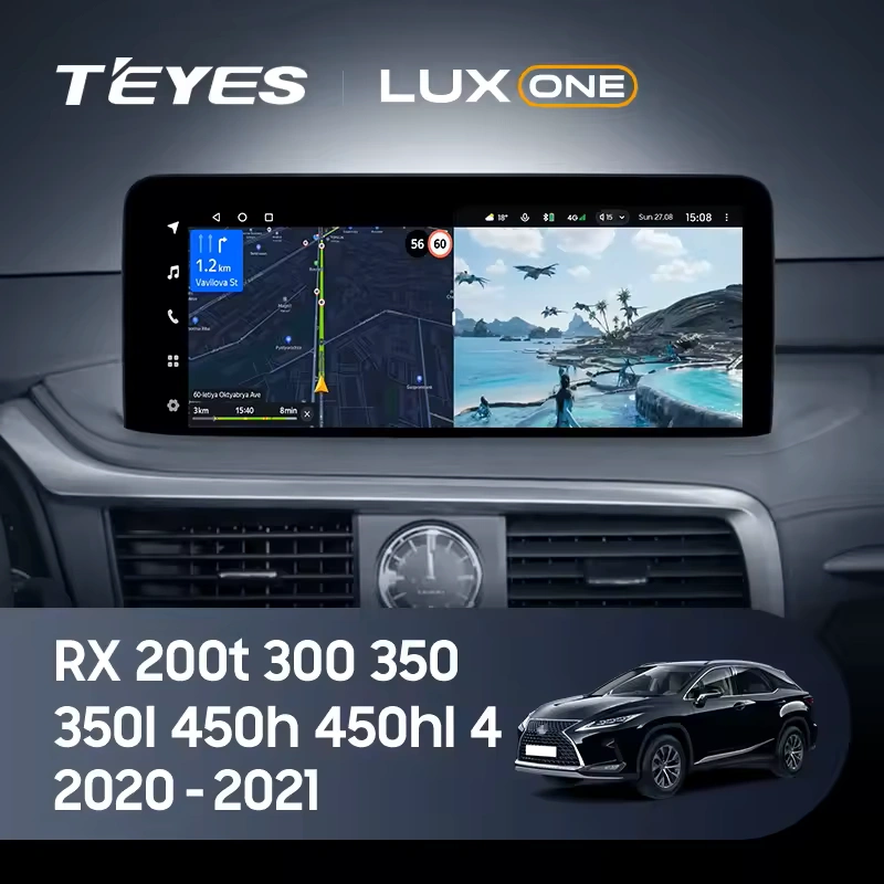 Navigatie Auto Teyes Lux One 360° Lexus RX 2020-2021 6+128GB 12.3" IPS Octa-core 2Ghz, Android 4G Bluetooth 5.1 DSP [1]