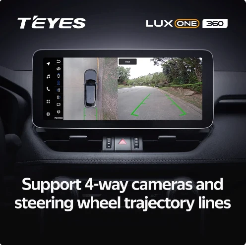 Navigatie Auto Teyes Lux One 360° Toyota Harrier 2003-2013 6+128GB 12.3" IPS Octa-core 2Ghz, Android 4G Bluetooth 5.1 DSP [4]