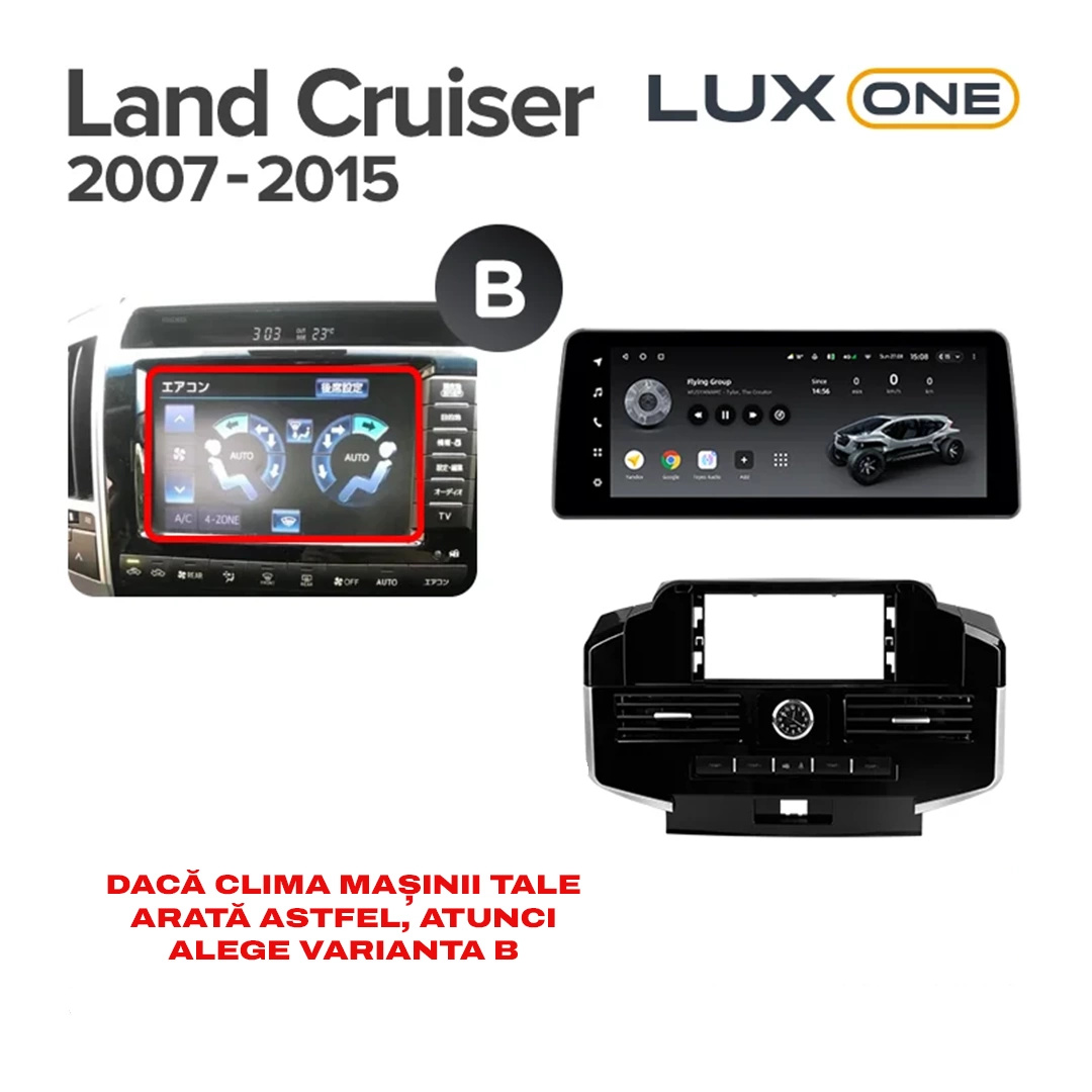 Navigatie Auto Teyes Lux One 360° Toyota Land Cruiser 11 J200 2007-2015 II 6+128GB 12.3" IPS Octa-core 2Ghz, Android 4G Bluetooth 5.1 DSP [8]