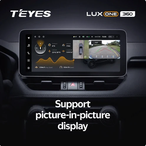 Navigatie Auto Teyes Lux One 360° Toyota Toyota Land Cruiser Prado 150 2013-2017 6+128GB 12.3" IPS Octa-core 2Ghz, Android 4G Bluetooth 5.1 DSP [5]