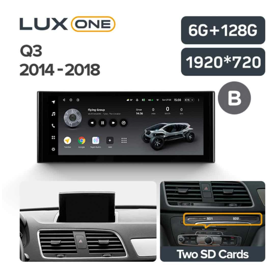 Navigatie Auto Teyes Lux One Audi Q3 8U 2011-2018 6+128GB 12.3" IPS Octa-Core 2.0 GHz Android 4G DSP Bluetooth 5.1 [4]