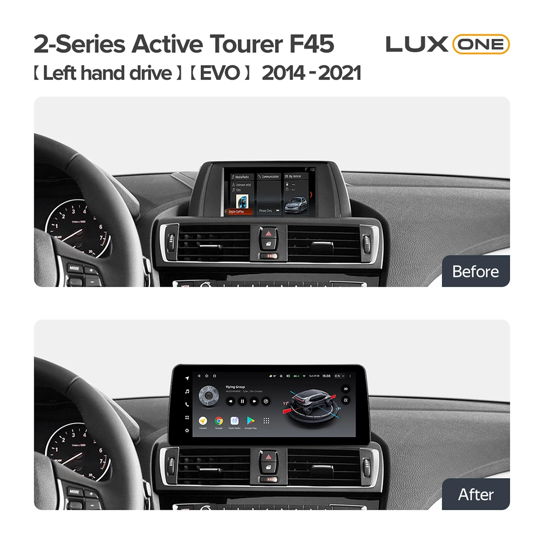 Navigatie Auto Teyes Lux One BMW BMW 2-Series Active Tourer F45 EVO 2014-2021 EVO 6+128GB 12.3" IPS Octa-core 2Ghz, Android 4G Bluetooth 5.1 DSP [3]