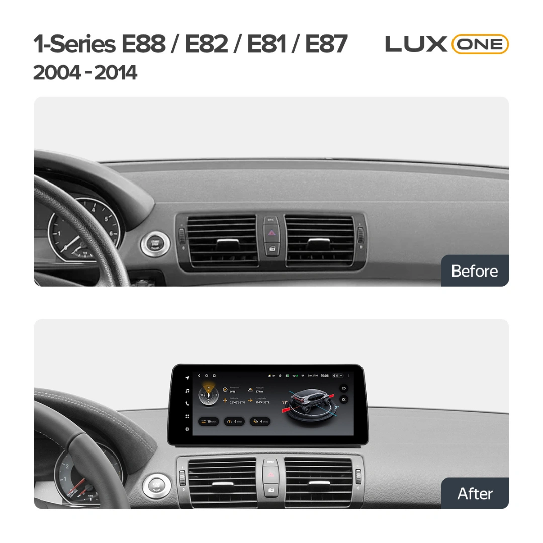 Navigatie Auto Teyes Lux One BMW Seria 1 E87 2004-2013 CCC 6+128GB 12.3" IPS Octa-core 2Ghz, Android 4G Bluetooth 5.1 DSP [2]