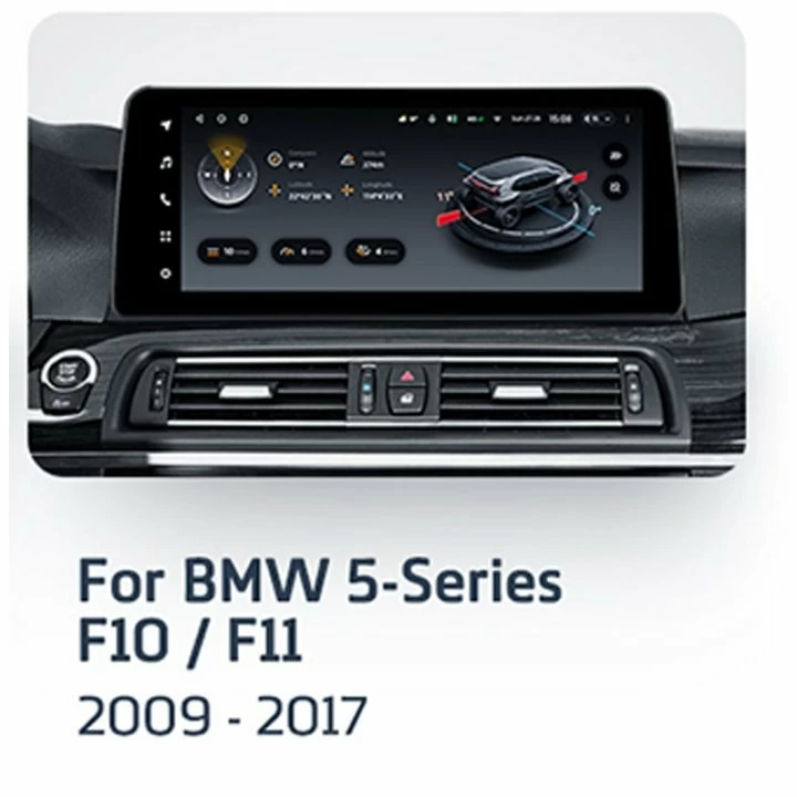 Navigatie auto Teyes Lux One BMW Seria 5 F10 2009-2013 CIC 6+128GB 12.3” IPS Octa-Core 2.0 GHz Android 4G DSP Bluetooth 5.1 [2]