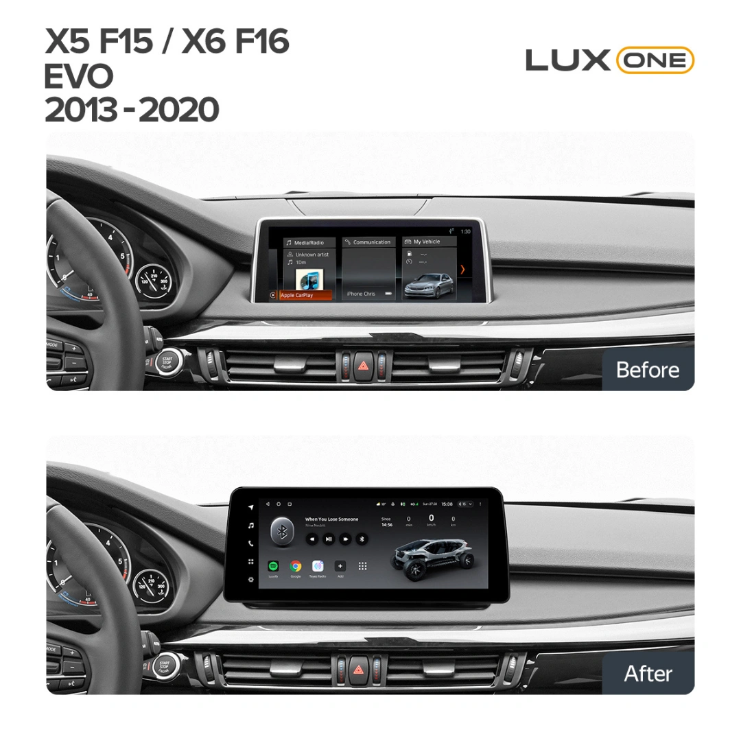 Navigatie Auto Teyes Lux One BMW X6 F16 2015-2019 EVO 6+128GB 12.3" IPS Octa-core 2Ghz, Android 4G Bluetooth 5.1 DSP [3]