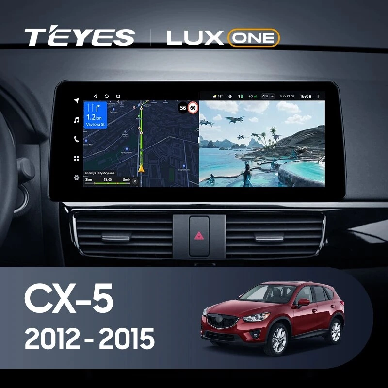 Navigatie Auto Teyes Lux One Mazda CX-5 2012-2015 4+32GB 12.3" IPS Octa-core 2Ghz, Android 4G Bluetooth 5.1 DSP [2]