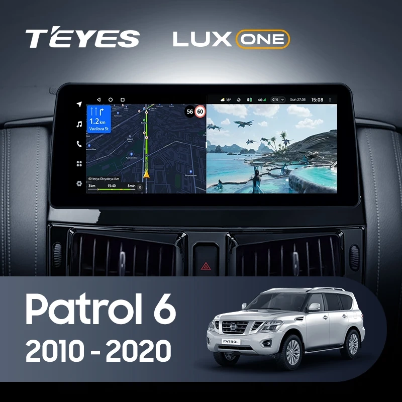 Navigatie Auto Teyes Lux One Nissan Patrol Y62 2010-2020 4+32GB 12.3" IPS Octa-core 2Ghz, Android 4G Bluetooth 5.1 DSP [2]