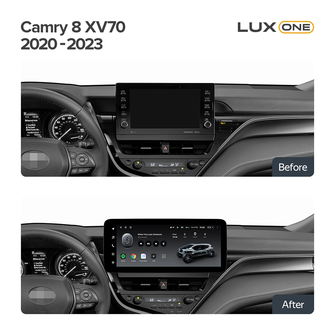 Navigatie Auto Teyes Lux One Toyota Camry 8 2020-2023 4+32GB 12.3" IPS Octa-core 2Ghz, Android 4G Bluetooth 5.1 DSP [3]