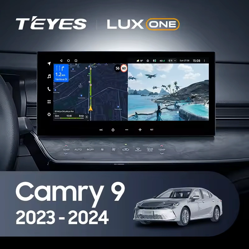 Navigatie Auto Teyes Lux One Toyota Camry 9 2023-2024 6+128GB 12.3" IPS Octa-core 2Ghz, Android 4G Bluetooth 5.1 DSP [2]